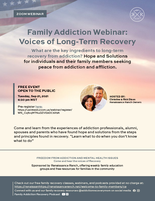 drug addiction webinar